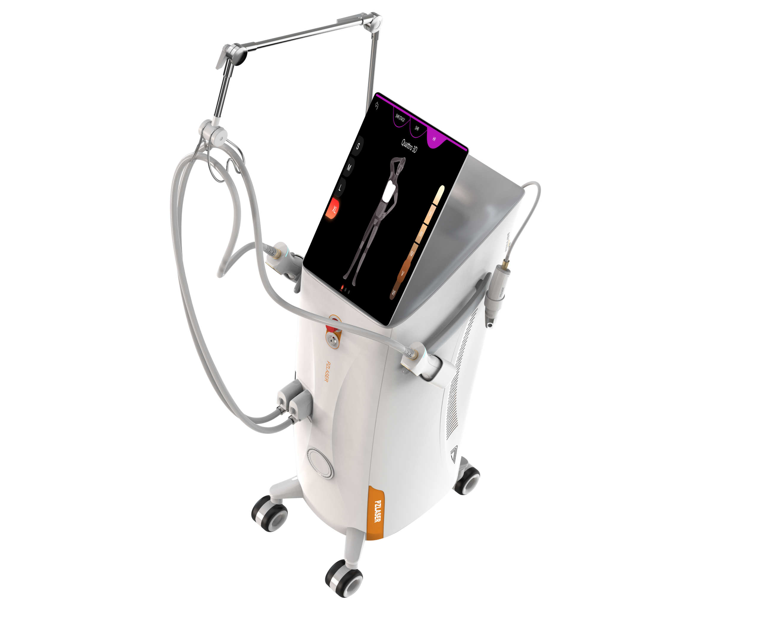 EOS Max pro Diode ice laser Quattro wave / 2 handvaten (Zwart) 10