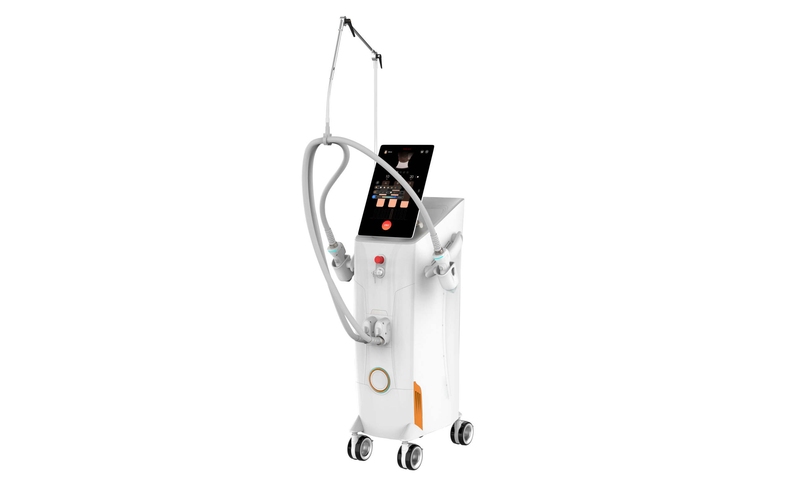 EOS Max pro Diode ice laser Quattro wave / 2 handvaten (Zwart) 9